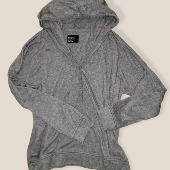 free press Tops - Free Press Medium Gray Hoodie
